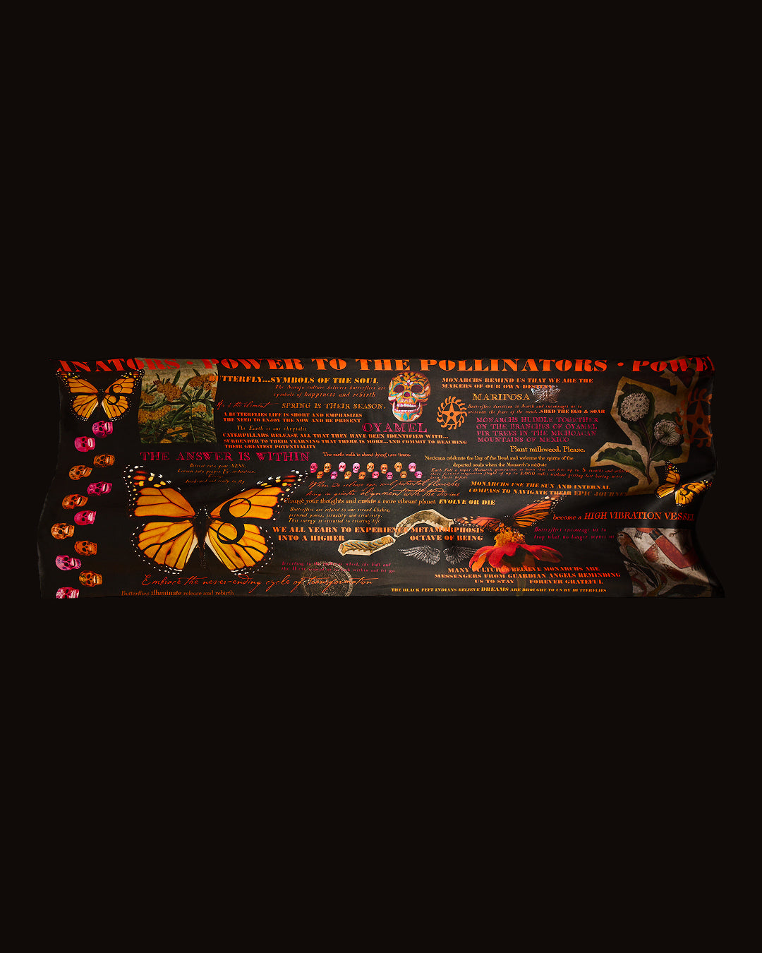 Monarch Butterfly 8 Silk Scarf