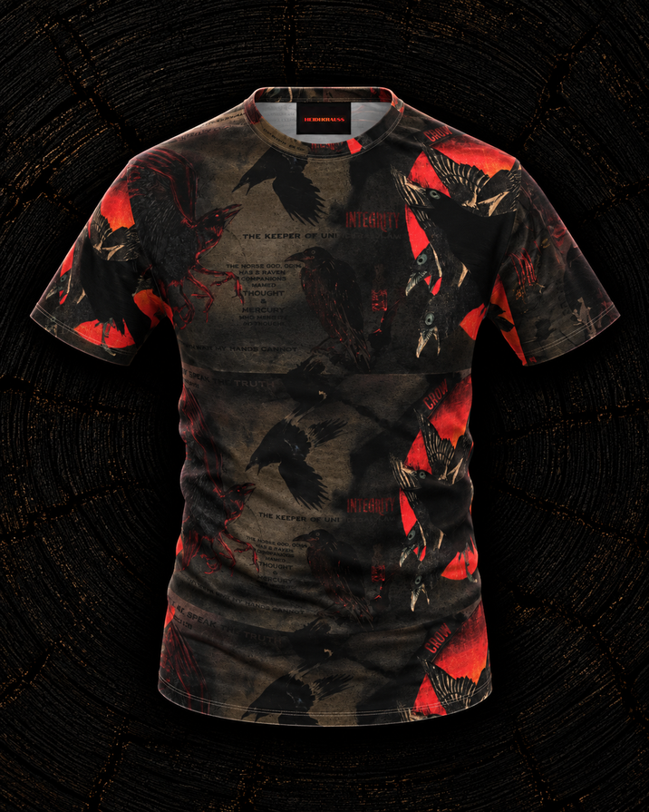 Crow Raven 5 Totem Tribe Tee