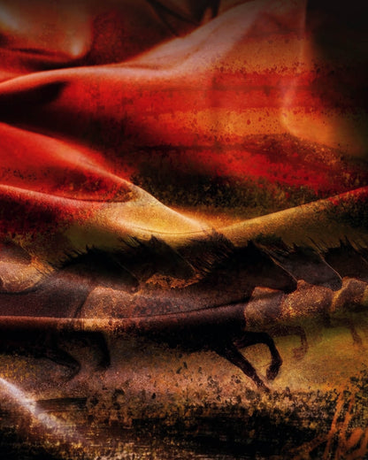 Fire Horse 1 Silk Scarf