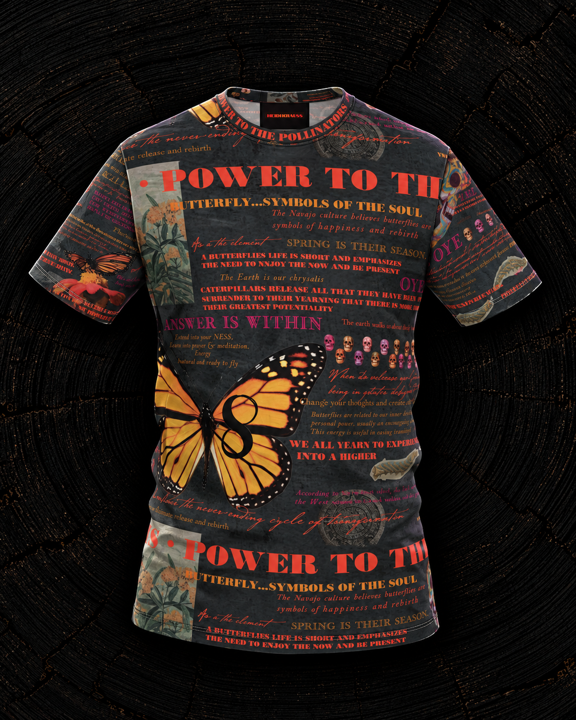 Monarch Butterfly 8 Totem Tee • Goddesses