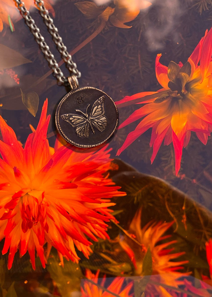 Monarch Butterfly 8 Power pendant