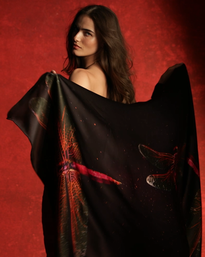 Dragonfly 111 Silk Scarf