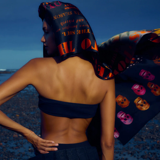 Monarch Butterfly 8 Silk Scarf