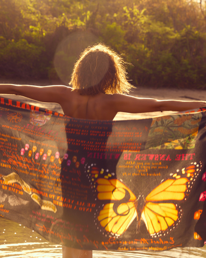 Monarch Butterfly 8 Silk Scarf