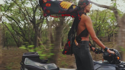 Monarch Butterfly 8 Silk Scarf