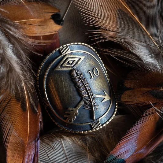 Hawk Feather Wrap Ring